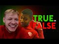 Chunkz is BETTER at free-kicks than Rhian Brewster? 💫 | Brewster & Ramsdale | TRUE OR FALSE