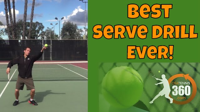 Tennis Serve Technique | Best Serve Drill EVER!!! - YouTube