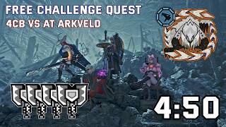 Monster Hunter Wilds - Free Challenge Quest Arch Tempered Arkveld Vs 4P Charge Blade 045087