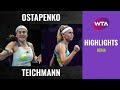 Jelena Ostapenko vs. Jil Teichmann | 2020 Doha First Round | WTA Highlights