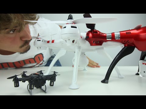 VUELO DE DOS BESTÍAS Y UN CHIQUITÍN!: Vuelo del Bayangtoys X16, Syma X8HG y Yi Zhan iDron I6S