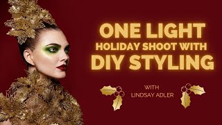 One Light Holiday Shoot with DIY Styling | Inside Fashion and Beauty Photography with Lindsay Adler screenshot 5