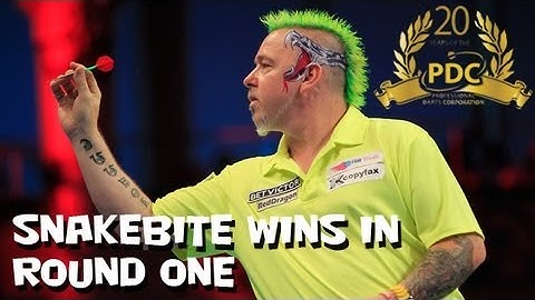 Peter Wright wins in round one of the BetVictor World Matchplay