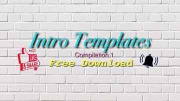 Intro Template No Text  1 I Free Use I Cute Intro I Pink Sparkle Ph