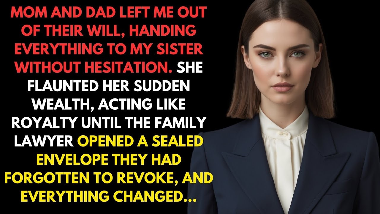 Mom And Dad Left Me Out Of Their Will, Giving Everything To My Sister—Until The Lawyer Revealed