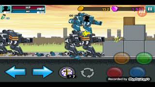 anger of stick 5 robot vs 2 robots fight... screenshot 2