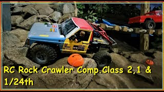 RC Rock Crawler Competition Class 2, 1 & 1/24 / Trx4 Sport Injora Jeep / Flub RC / scx24 fcx24