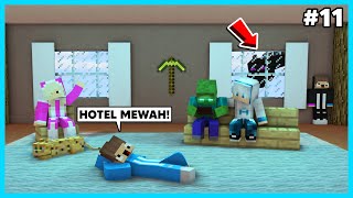 MIPAN & ZUZUZU Membuat Hotel Paling Keren Di Minecraft! BINTANG 5 - Minecraft Survival #11