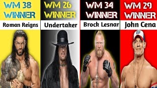 All WrestleMania Main Event WINNERS 1985-2022