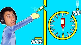 This Bottle Flip Is IMPOSSIBLE! | Happy Wheels