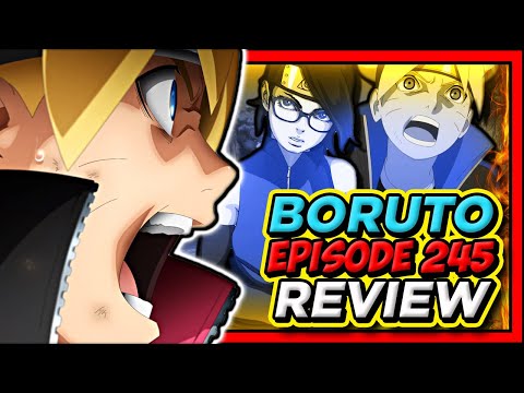 Borutos BLODLUST & EN STOR KARAKTÄR DÖD-Boruto avsnitt 245 recension!