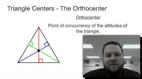 Geometry   The Orthocenter of a Triangle