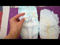 Обновление от Pampers---сравнение размеров Aсtive baby  и Premium care