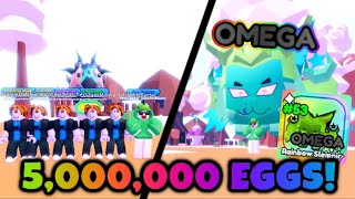 I HATCHED 5M EGGS USING 6 ACCOUNTS!🥚| FREE HATCHERS ROBLOX⭐️