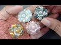 DIY easy jewelry making - flower brooch handmade tutorial - how to make earrings