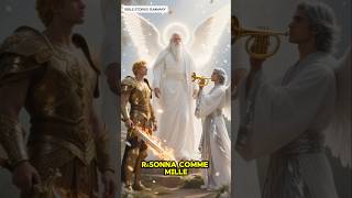 le jour où Dieu est descendu et accompagné del'ange Michel et de Gabriel #dieu #bible #jesus #vérité