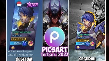 Cara Edit Foto ML Border Loading Frame Versi Terbaru di Aplikasi PicsArt