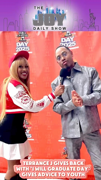 #TerranceJ Gives Back With #IWillGraduateDay Gives Advice to Youth