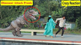 Dinosaur Attack Prank in Public !! Jurassic World Attack In Real Life So Crazy Public Reaction..
