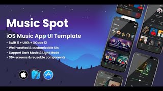 Music Spot iOS App Template screenshot 2