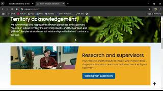 Step by Step to Get A scholarship in 2025 at University of Victoria in Canada for UD and MS