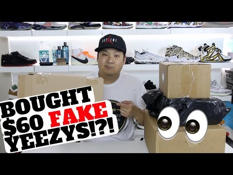 I BOUGHT $60 FAKE YEEZYS. HOW GOOD ARE THEY?!