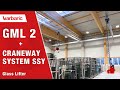 Barbaric Glass Lifter GML 2 & Craneway System SSY // 250 kg // Glass Lifting Equipment