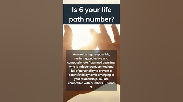 Is 6 your life path number? #manifestation #numerologylifepath #shortsvideo #numerology #shorts