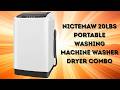 Best Portable Washer Dryer Combo for Apartments 20LBS | Nictemaw detailed review