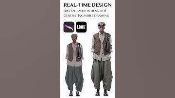 POV: INSANE🔥 AI generated while drawing ？ sketches to life in real time #aifashion #fashiondesigner