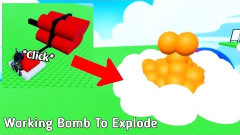 (Tutorial) How To Make Working Bomb To Explode In Create a cart ride