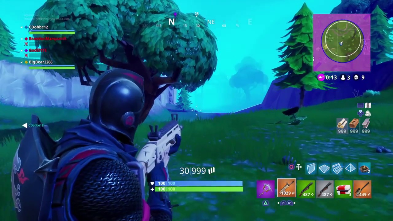 Bear carries squad in 17-kill DUB (Fortnite Battle Royale)