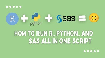 How to run SAS, Python, & R code from within RStudio (How to configure saspy on Windows for R users)