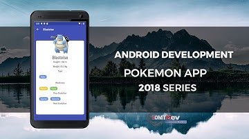 Android Studio Tutorial - Pokemon List App part 3 Display Pokemon Detail