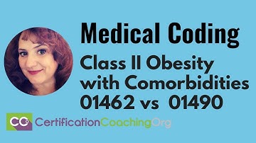 Class II Obesity with Comorbidities  01462 vs  01490 - Medical Coding