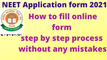 HOW TO Fill NEET Application Form 2021  ||NEET KA form kese bhare 2021 NEET form online