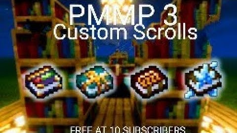 PMMP 3 API 3  " CUSTOM " Scrolls Download