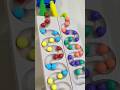 Marble Run ASMR ☆ Double HABA Wave Ramp & Pop Tube, Truck #shorts #marblerun @onemarblerun