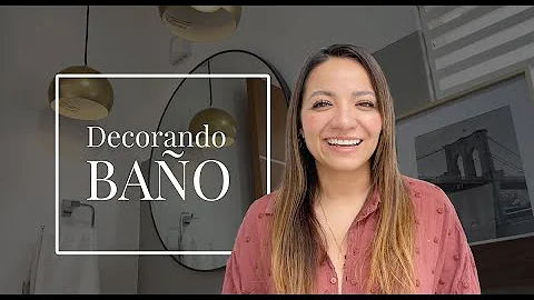 Decorando bao  sin obra.  Idea para decorar tu bao...