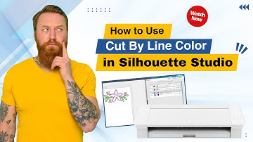 How to Use Cut By Line Color in Silhouette Studio (Easy Steps!) #howto #silhouette #tutorial #guide