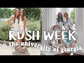 SORORITY RUSH VLOG AND OUTFITS: UNIVERSITY OF GEORGIA