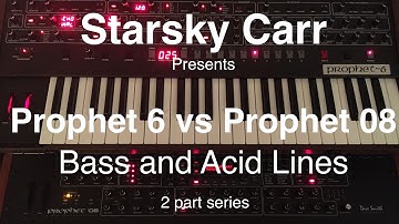 Dave Smith Instruments Prophet 6 vs Prophet 08 Bass