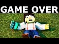 All Game Over Scenes - Minecraft: Story Mode Season 2 Episode 1-5 (Telltale Series)