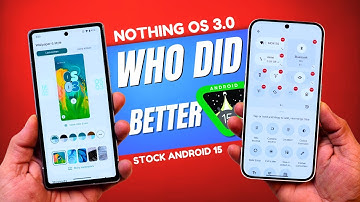 Nothing OS 3.0 vs Stock Android 15: In-Depth Comparison! 🚀New Nothing OS 3.0 Beta 2 Update Incoming!
