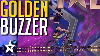Bike Stunt Man Gets GOLDEN BUZZER on Polands Got Talent 2021 | Got Talent Global