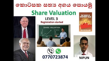 Share Valuation  - Level 3 Class