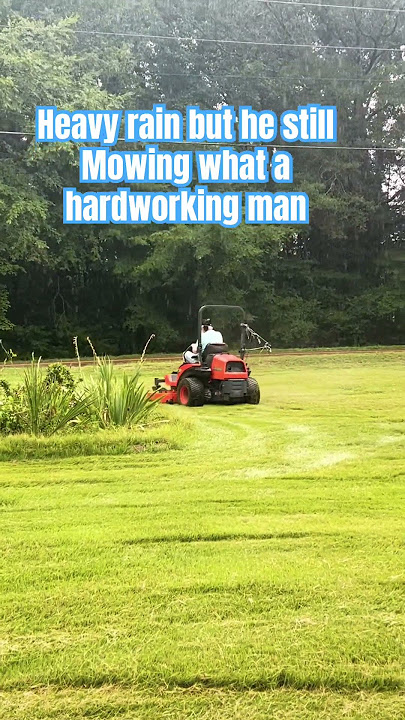What a hard working man heavy raindoesn’t matter#yt#shortsviral #ytshorts #mowing #yardwork #shorts