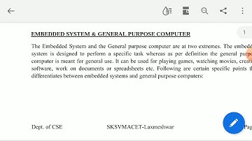 MODULE 3:  Embedded Systems Components
