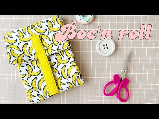 BOLSA PORTABOCADILLOS EN ALGODÓN RESINADO - RECTANGULAR - ROMBOS