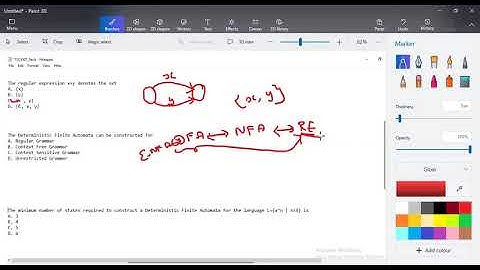 TOC Solved MCQ Question  - Unit 1 - Part 1 in Tamil - Deeba Kannan